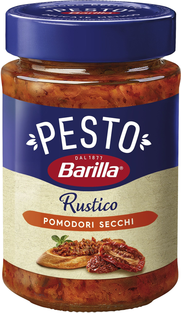 BARILLA Salsa pesto rustico con tomates secos 200 g