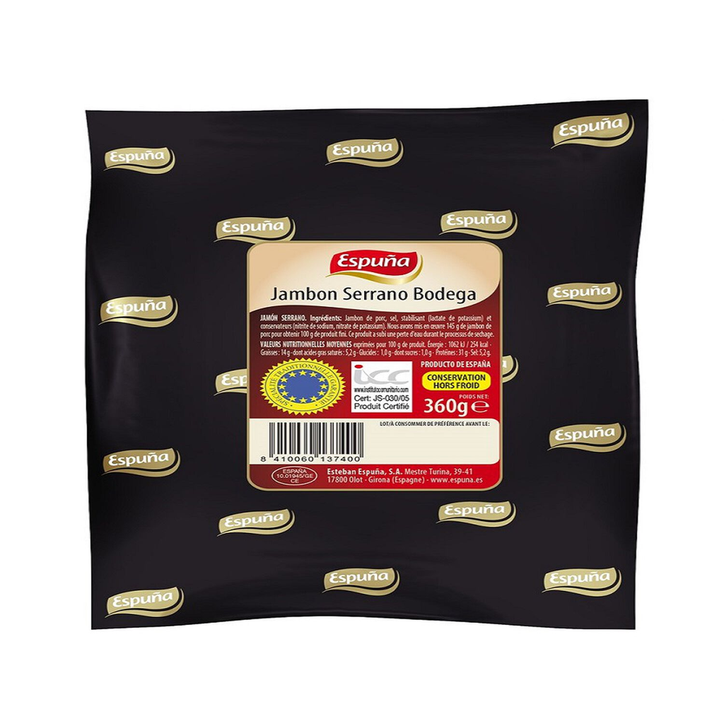 ESPUNA Presunto Serrano Bodega 360 g