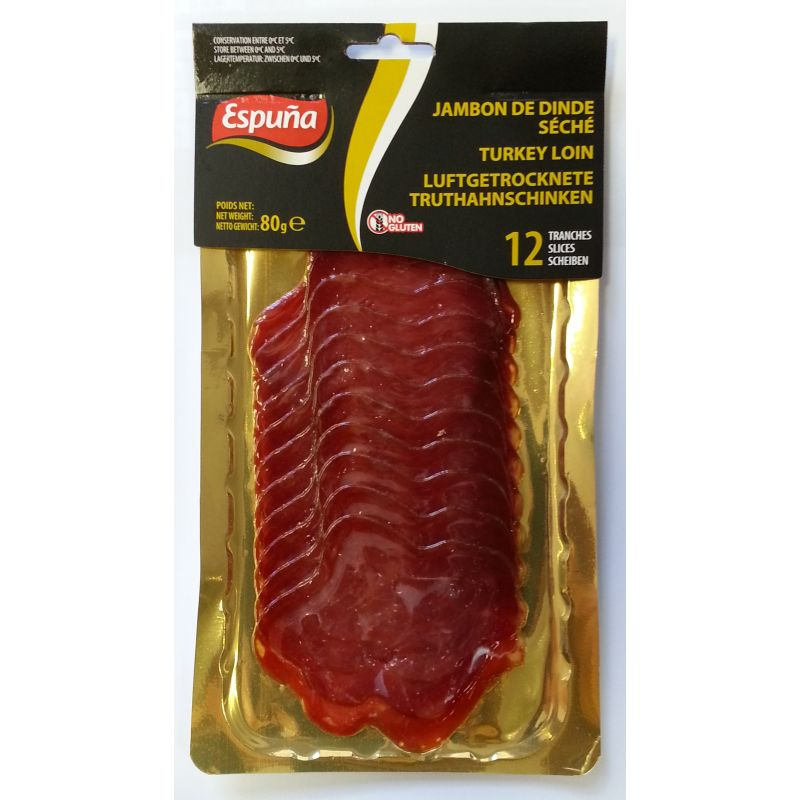 ESPUNA Jamón De Pavo 80 g