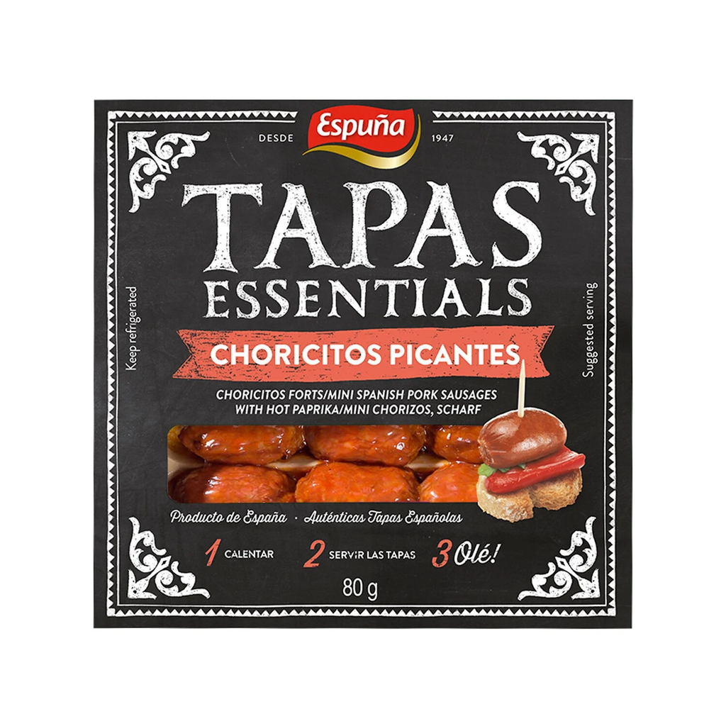 ESPUNA Tapas Choricitos picantes 80 g