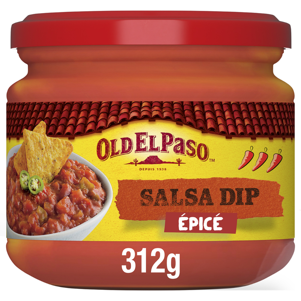 OLD EL PASO Salsa dip picante 312 g