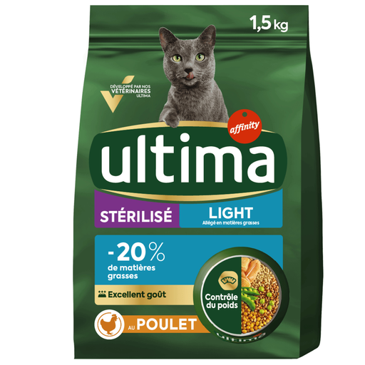 [8410650227498] ULTIMA Sterilized Light Chicken Cat Food 1.5 kg