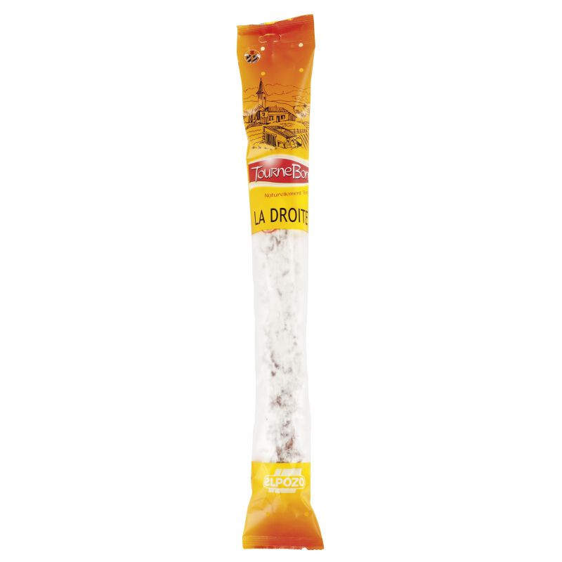 ELPOZO Saucisse Sèche Pur Porc Tournebon La Droite 225 g