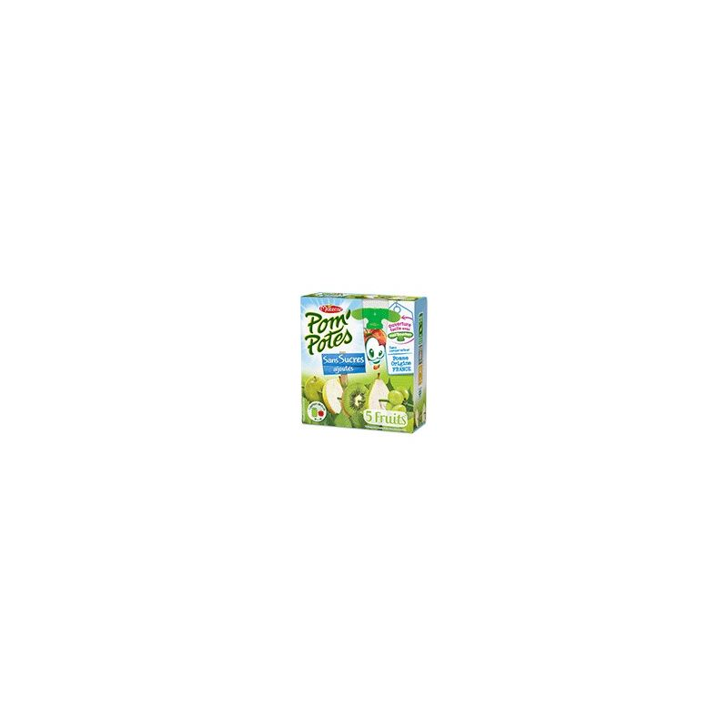 POM'POTES Especialidad De 5 Frutas Sin Azúcares Añadidos 360 g