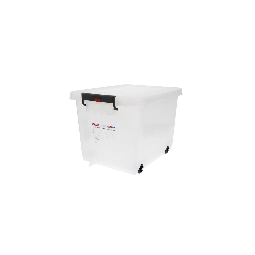 ARAVEN Mobile Food Container With Lid 50 L