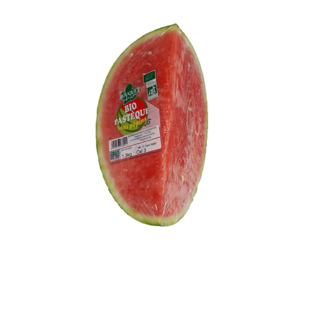 ANECOOP FRANCE Organic Seedless Watermelon Quarter 1.1 kg