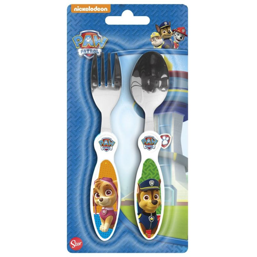 [8412497827183] DISNEY Paw Patrol 2 Stainless Steel Cutlery Set