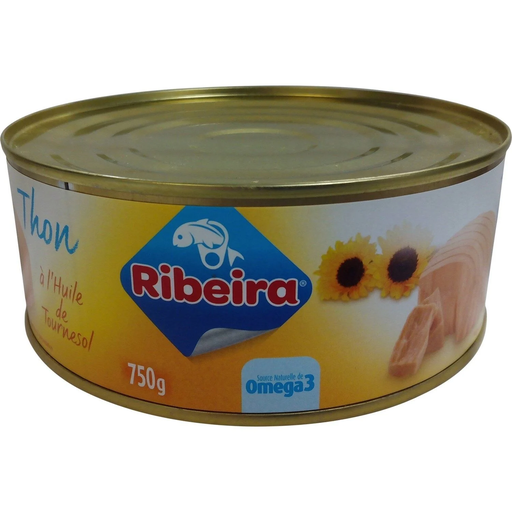 [8429583013436] RIBEIRA Whole Tuna in Sunflower Oil 750 g
