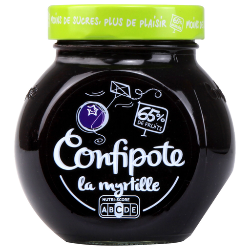 [3021761280385] CONFIPOTE Confiture allégée en sucres Myrtille 350 g