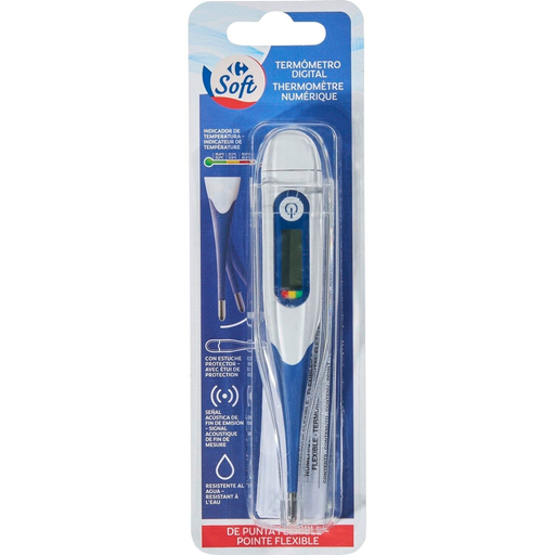 [8431876302042] CARREFOUR Digital Thermometer SOFT 1 unit
