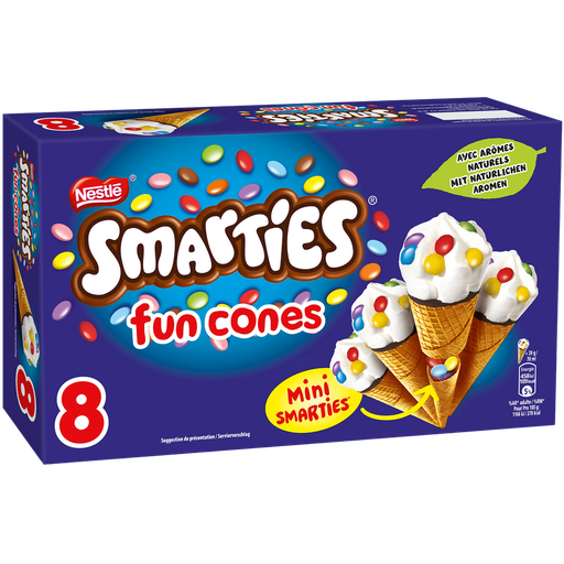 [8436575295527] SMARTIES Helados vainilla caramelos chocolate leche 312 g