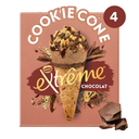 EXTREME Glaces cônes cookie chocolat 284 g