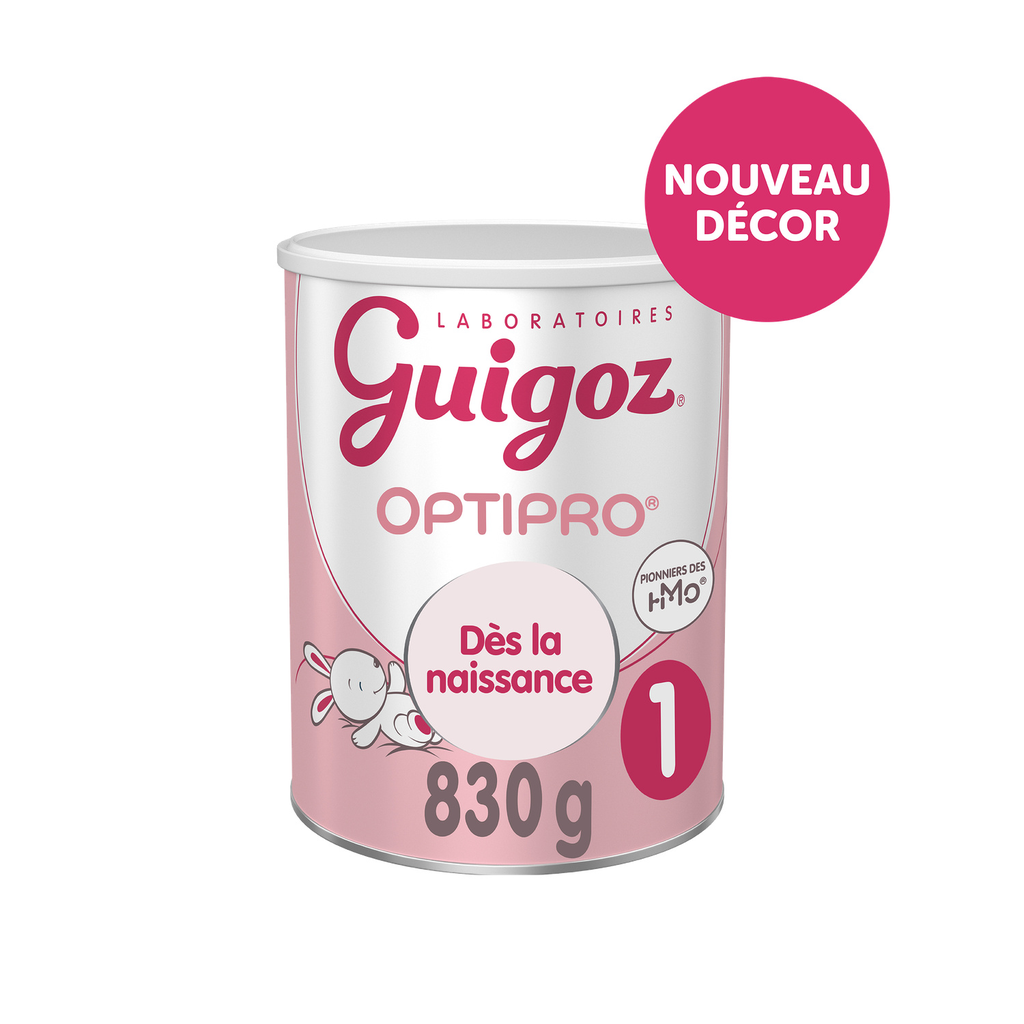 GUIGOZ Optipro 1 Leite Infantil 5HMO 1ª Idade em Pó, 830 g