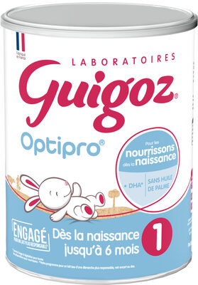 Guigoz 1 Optipro Lait Bébé En Poudre 1Er Âge : La Boite De 830G