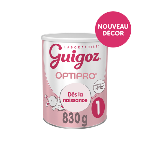 [8445290000842] GUIGOZ Optipro 1 Leite Infantil 5HMO 1ª Idade em Pó, 830 g