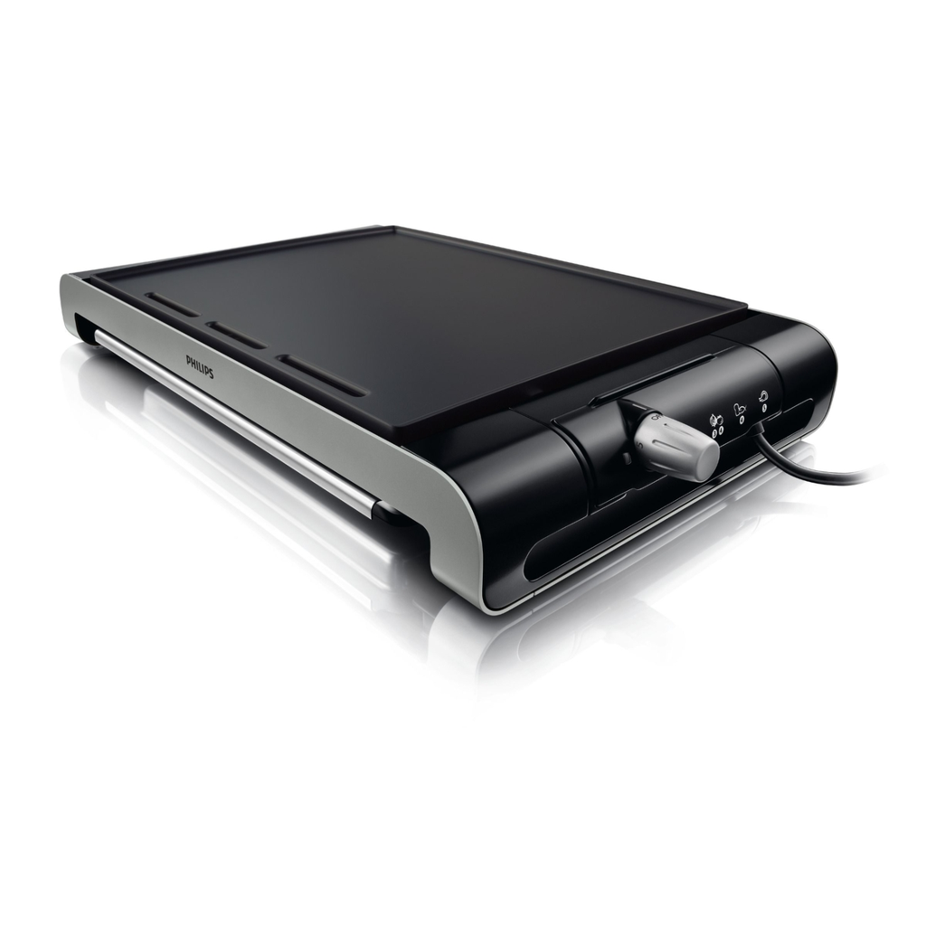 PHILIPS Plancha 2 300 W, Smooth Plate