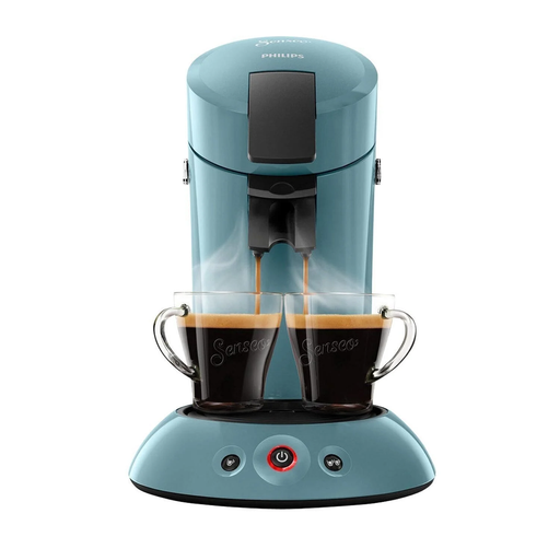 [8710103822615] PHILIPS Cafetera de monodosis Senseo Original HD6553/21 1450W Azul Gris