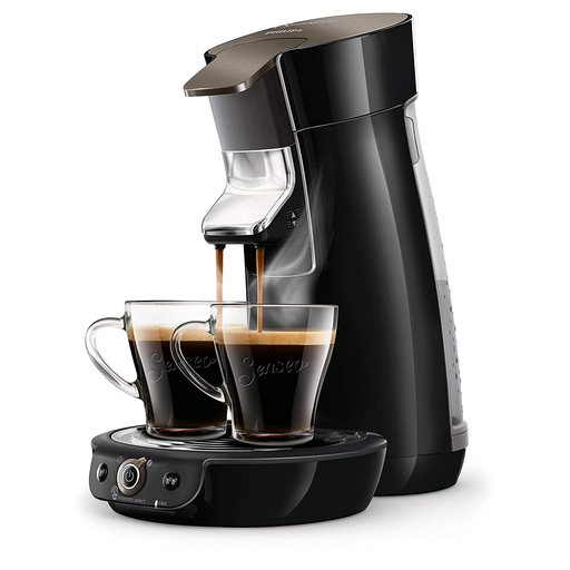 [8710103872153] PHILIPS Cafetera de monodosis Senseo Viva Café Duo Select Negro Centelleante