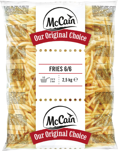[8710438000856] MAC CAIN Frites Original Mc 6/6 2.5kg