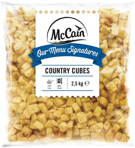 [8710438013689] MAC CAIN Country Cubes Patatas en dados 2,5 kg