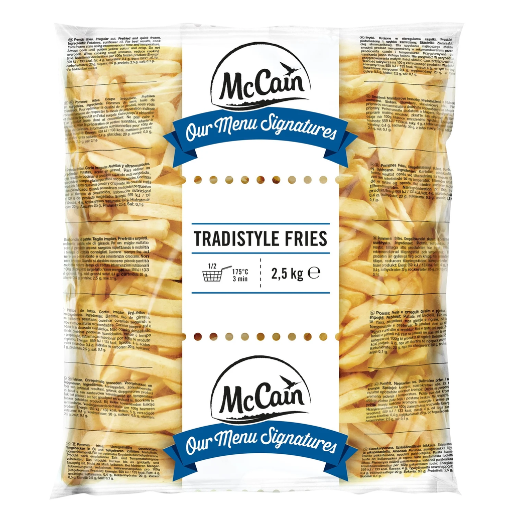 MCCAIN Frites Traditionnel 2,5 kg