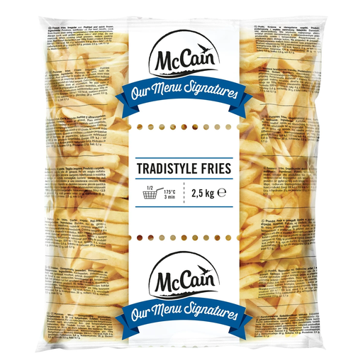 [8710438060256] MCCAIN Frites Traditionnel 2.5 kg