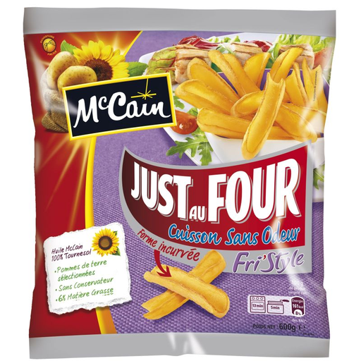 [8710438067026] MAC CAIN Frites Curvies Mc 600 g