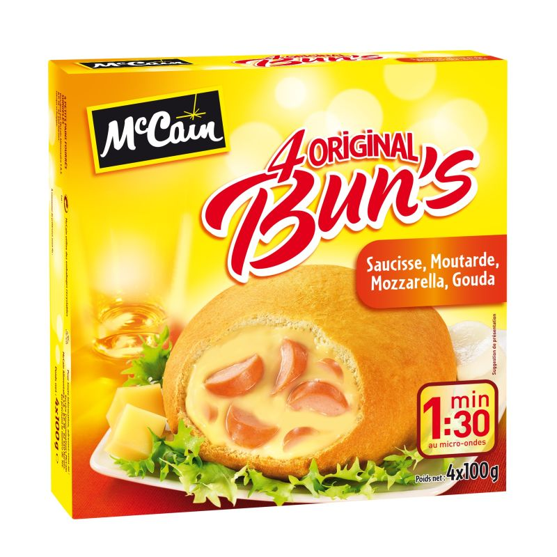 MAC CAIN Bun S Salchicha 4 x 100 g
