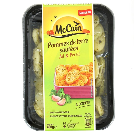 [8710438099164] MAC CAIN Batatas Salteadas Alho/Salsa 400 g
