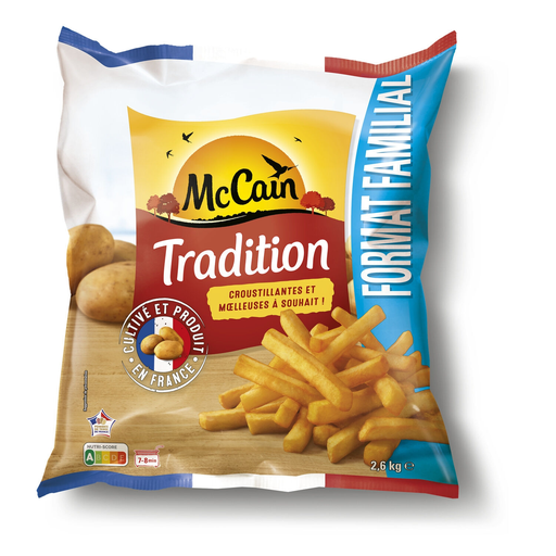 [8710438109955] MCCAIN Tradition Deep Fry Fries 2.6 kg