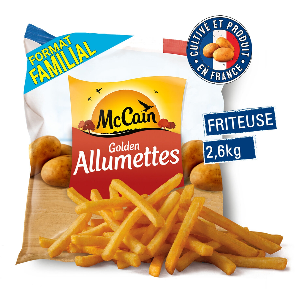 MCCAIN Golden Matchstick Fries for fryer 2.6 kg