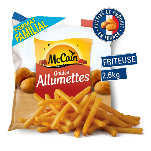 [8710438110135] MCCAIN Frites Golden Allumettes pour friteuse 2,6 kg