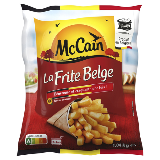[8710438110289] MCCAIN Frites pour friteuse belges 1,04 kg