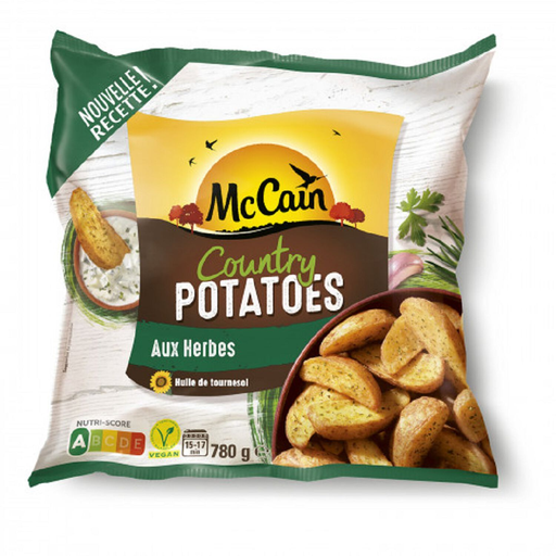 [8710438114638] MCCAIN Country potatoes with herbs 780 g