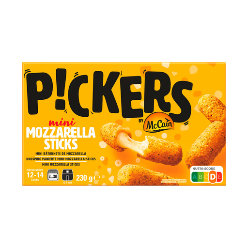 [8710438121605] MCCAIN Pickers Mini Bâtonnets de Mozzarella 230 g