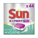 SUN Dishwasher Tablets Extra Hygiène Expert All In 1, box of 44 tablets