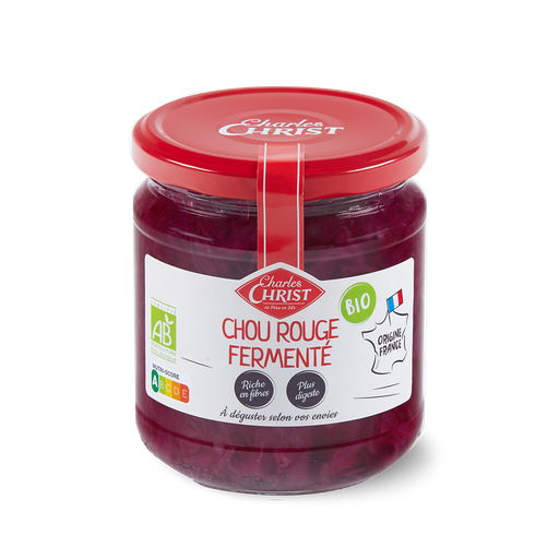 [3022820009220] CHARLES CHRIST Couve roxa lacto fermentada bio 320 g