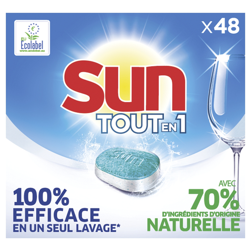 [8710847978678] SUN Dishwasher Tablet Standard All In 1, box of 48 tablets