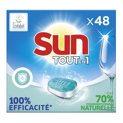 [8710847978692] SUN Dishwasher tablets All in 1 purifies and protects 48 doses