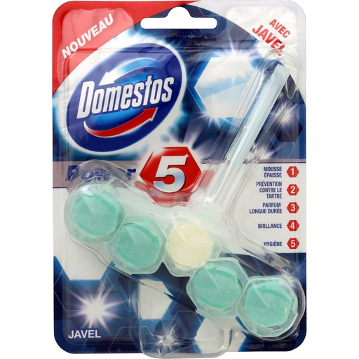 [8710908615979] DOMESTOS Bleach Toilet Block 55 g