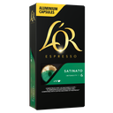 L'OR ESPRESSO Satinato N°6 Coffee Capsules x10