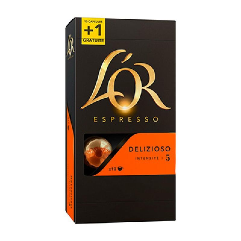 L'OR Espresso Delizioso Aluminum Capsules 10 count