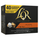 L'OR ESPRESSO Coffee capsules Delizioso intensity 5 x40
