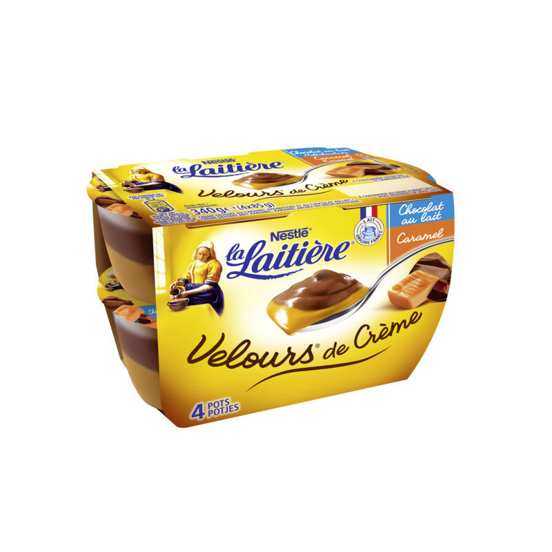 Nestle Lait.Vel.Crem.Choco/Cara 4X85G