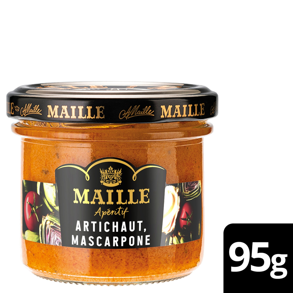 MAILLE Especialidade para barrar Alcachofras, Mascarpone e Tomates Cherry 95 g