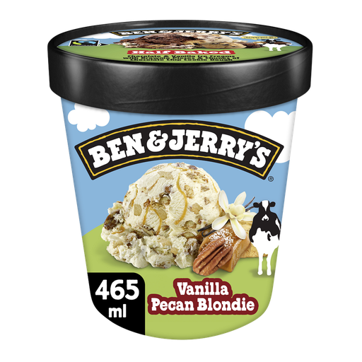 [8711327374256] BEN & JERRY'S Vanilla Pecan Blondie Ice Cream 465 ml