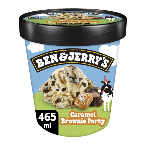[8711327374324] BEN & JERRY'S Caramel Brownie Party Ice Cream 405 g