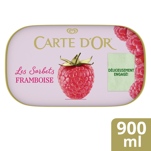 [8711327386488] CARTE D'OR Sorbet plein fruit framboise 585 g