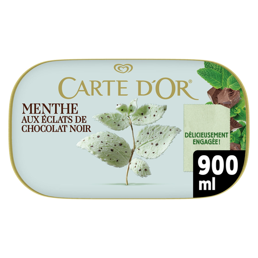 [8711327390553] CARTE D'OR Crème glacée menthe éclats chocolats noir 491 g