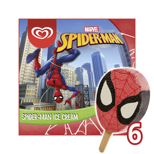 [8711327482036] MAX Helado en palo Spiderman 210 g